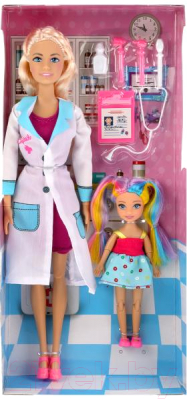 Изображение товара Набор кукол Карапуз София врач С пациентом Машенька / 66177-S-BB