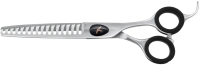 Ножницы для стрижки животных GRODO Silk Slice шанкеры с большим черным винтом 65 16T / 20B416 - 