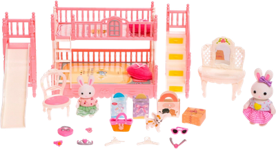 Игровой набор Sima-Land Зайчики с мебелью и аксессуарами 9049749 / 6638 -