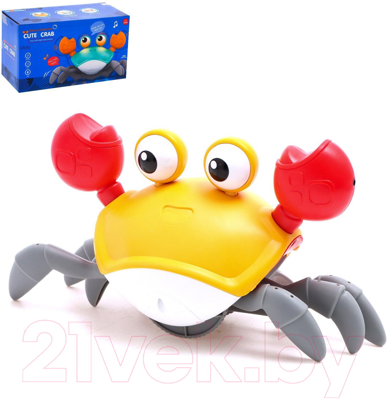 Игрушка-каталка Sima-Land Краб QC-1Y / 7865412