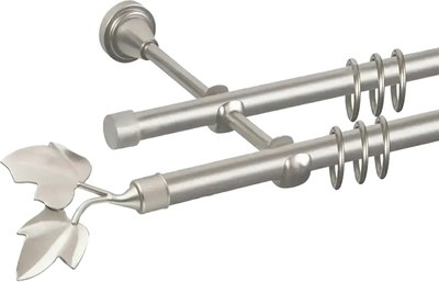 

Карниз для штор, Prime D16Г/16Г + наконечники Лист ветка
