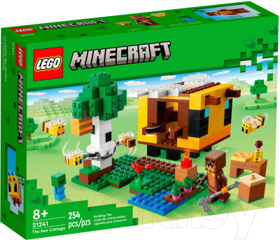 Конструктор Lego Minecraft Пчелиный коттедж / 21241