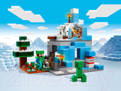 Конструктор Lego Minecraft Ледяные вершины / 21243