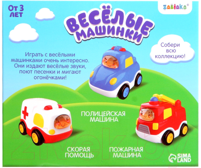 Автомобиль игрушечный Zabiaka Полицейская машина / 4994547 (синий)