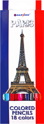 Изображение товара Набор цветных карандашей Darvish DV-4800-18 (париж)