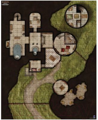 Изображение товара Игровое поле для настольной игры Мир Хобби Pathfinder. Падение Чумного Камня / 915589