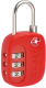Миниатюра изображения товара Замок для чемодана Delsey Canedas / 00394021004 (красный)