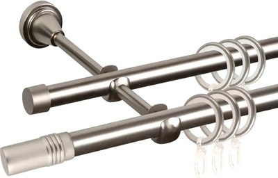 

Карниз для штор, Prime D16Г/16Г + наконечники Цилиндр