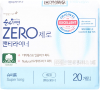 Прокладки ежедневные Kleannara Soonsoohanmyeon Zero Sanitary Panty Liners Хлопковые (20шт) - 