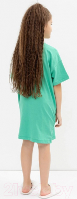 Сорочка детская Mark Formelle 577717 (р.92-52, зеленый/печать)