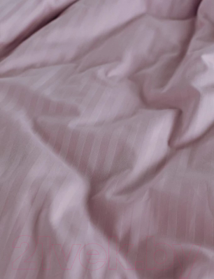 Комплект постельного белья GoodNight Страйп-сатин дуэт / 377156 (50x70, лавандовый)
