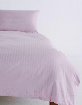 Изображение товара Комплект постельного белья GoodNight Страйп-сатин дуэт / 377156 (50x70, лавандовый)