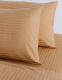 Миниатюра изображения товара Комплект постельного белья GoodNight Страйп-сатин Дуэт / GNSS4050almond (50x70, миндаль)