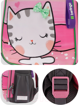 Школьный рюкзак Berlingo Expert Cat Hugs / RU09011