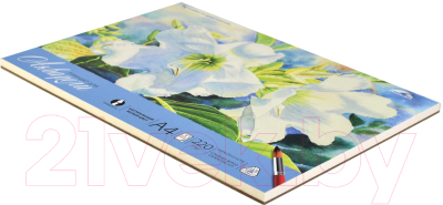 Планшет для акварели Fenix Art Цветы / 59487
