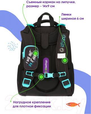 Школьный рюкзак Berlingo Expert Overplay / RU09013