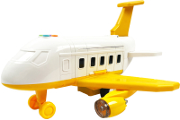 Игровой набор Sharktoys Самолет строительный / 280000011 (желтый) - 