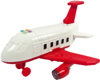 Игровой набор Sharktoys Самолет пожарный / 280000010 (красный) - 