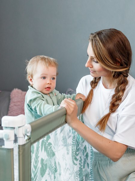 Ограждение для кровати Amarobaby Safety Of Dreams / AB-SOFD-BSR-SE-160 (серый)
