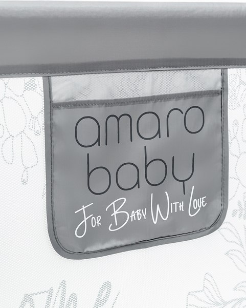 Ограждение для кровати Amarobaby Safety Of Dreams / AB-SOFD-BSR-SE-160 (серый)