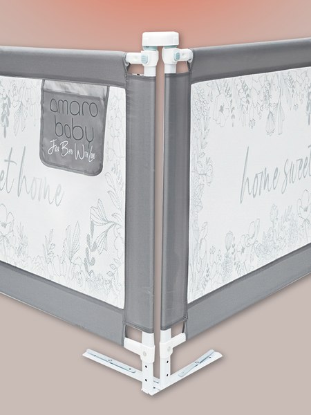 Ограждение для кровати Amarobaby Safety Of Dreams / AB-SOFD-BSR-SE-200 (серый)