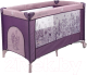 Кровать-манеж Amarobaby Multiform Flowers / AMARO-26MFL-F (фиолетовый) - 