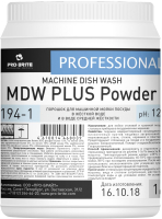 

Порошок для посудомоечных машин, MDW Plus 194-1