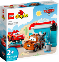 Конструктор Lego Duplo Развлечение на автомойке Молнии Маккуина и Мэтра / 10996 - 