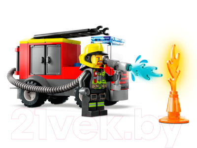 Конструктор Lego City Пожарная часть и пожарная машина / 60375
