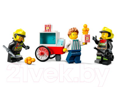 Конструктор Lego City Пожарная часть и пожарная машина / 60375