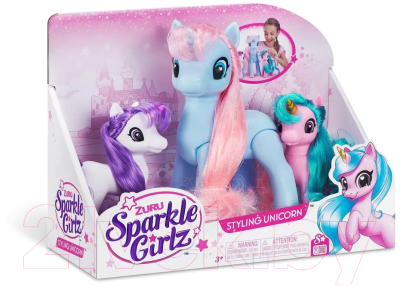 Набор фигурок игровых Zuru Sparkle Girlz Единорог / 100373