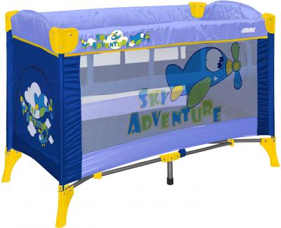 Кровать-манеж Lorelli Arena 2 (Blue Sky Adventure) - общий вид