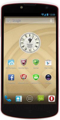Смартфон Prestigio MultiPhone 7500 (16GB, белый) - общий вид