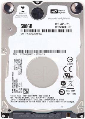 Жесткий диск Western Digital AV-25 500GB (WD5000LUCT) - общий вид