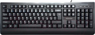 Клавиатура Delux DLK-6010P (Black) - общий вид