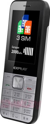Мобильный телефон Explay Element (Silver) - вполоборота