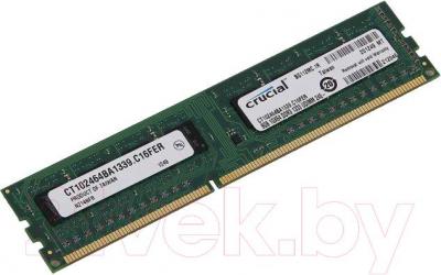 Оперативная память DDR3 Crucial 8GB DDR3 PC3-10600 (CT102464BA1339) - общий вид