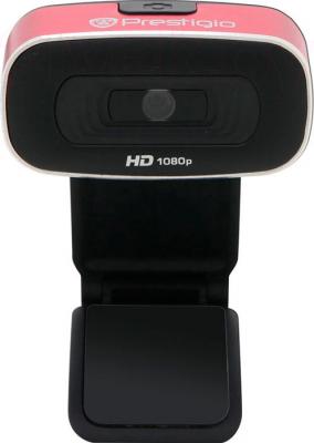 Веб-камера Prestigio PWC520FH (Black-Red) - общий вид