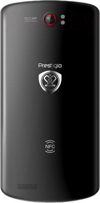 Смартфон Prestigio MultiPhone 7500 (16Gb, черный) - вид сзади