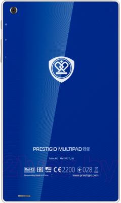 Планшет Prestigio MultiPad Color 7.0 16GB 3G (PMT5777_3G_D_BL) - вид сзади