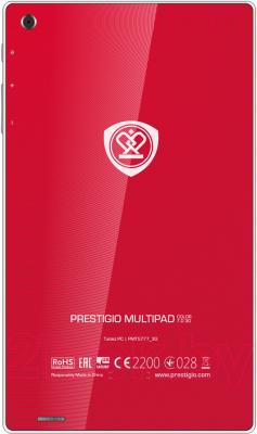 Планшет Prestigio MultiPad Color 7.0 16GB 3G (PMT5777_3G_D_RD) - вид сзади