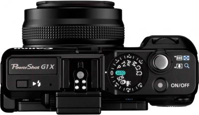 Компактный фотоаппарат Canon PowerShot G1 X - вид сверху
