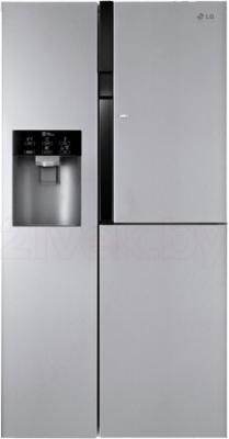 Холодильник с морозильником LG GC-J237JAXV - общий вид