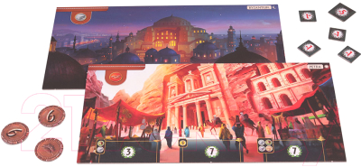 Дополнение к настольной игре Asmodee 7 чудес: Города / 7 Wonders: Cities (дополнение)