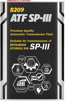 Трансмиссионное масло Mannol OEM ATF SP-III Metal / MN8209-1 (1л)
