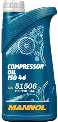 Индустриальное масло Mannol Compressor Oil ISO 46 / MN2901-1 (1л)
