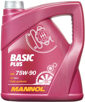 Трансмиссионное масло Mannol Basic Plus 75W90 GL-4+ / MN8108-4 (4л)