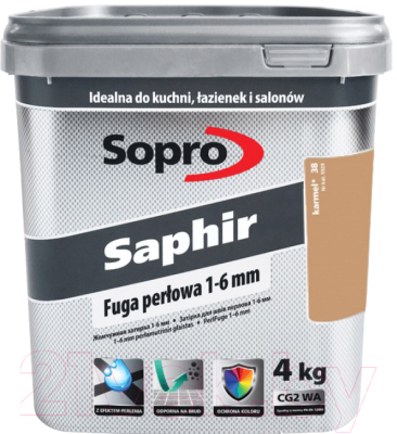 Фуга Sopro Saphir 9520/4 38 (4кг, карамель)