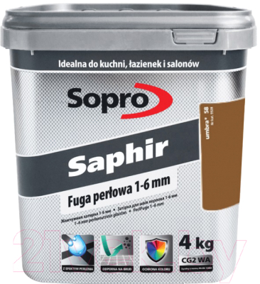 Фуга Sopro Saphir 9528/4 58 (4кг, умбра)