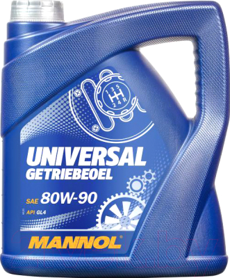 Трансмиссионное масло Mannol Universal 80W90 GL-4 / MN8107-4 (4л)